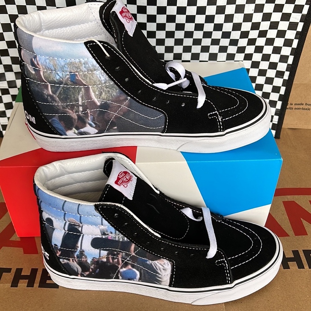 Vans Sk8-Hi Moca Frances Stark/Black Men’s sneakers - Picture 6 of 16